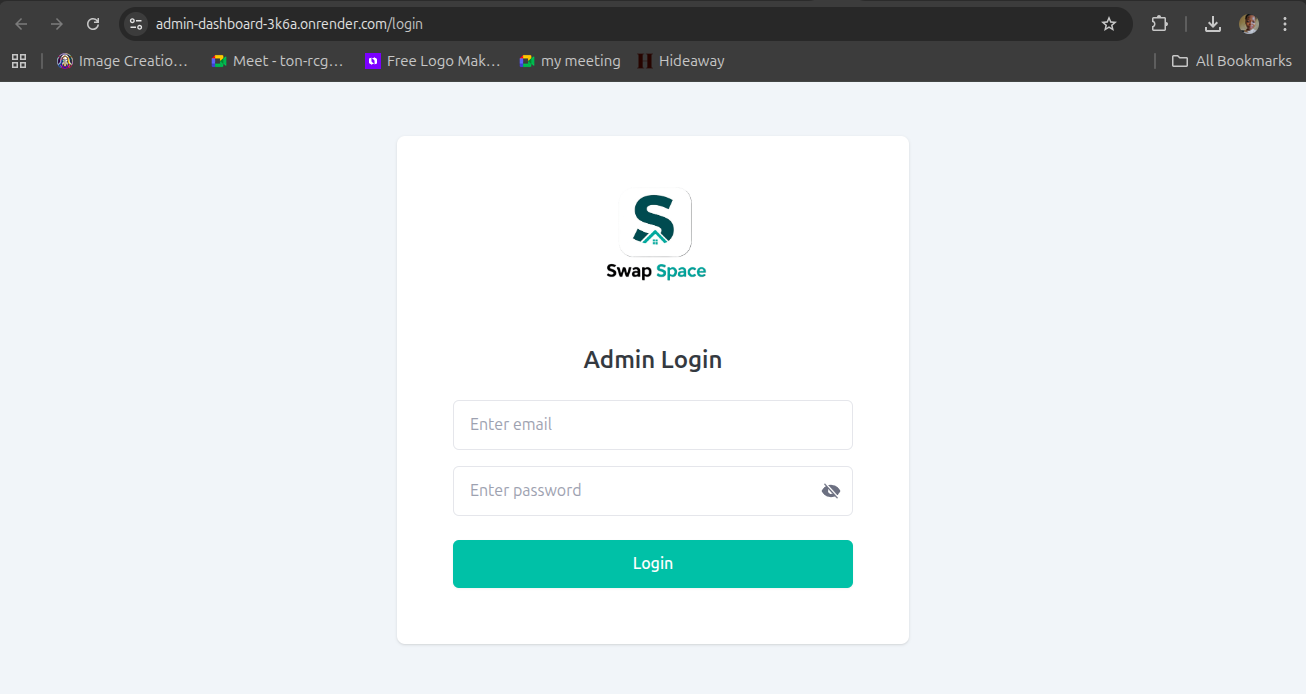 Svello Admin Panel (Temporarily hosted)