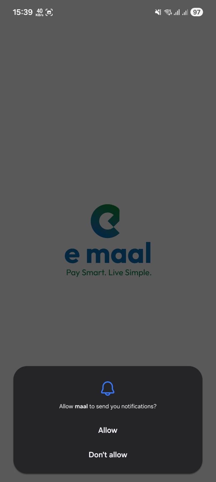 E-maal app (Available on Playstore as Maal and app store as E-maal)